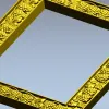 Рамка с виноградным орнаментом - 3D модель STL для ЧПУ