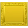Квадратная рамка с цветочным багетом - STL модель для ЧПУ