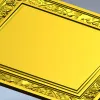 Квадратная рамка с цветочным багетом - STL модель для ЧПУ