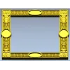 Regal Lion Medallion Frame - STL 3D model for CNC routers