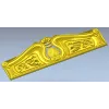 Резное изголовье в барочном стиле - STL 3D модель для ЧПУ