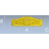 Резное изголовье в барочном стиле - STL 3D модель для ЧПУ