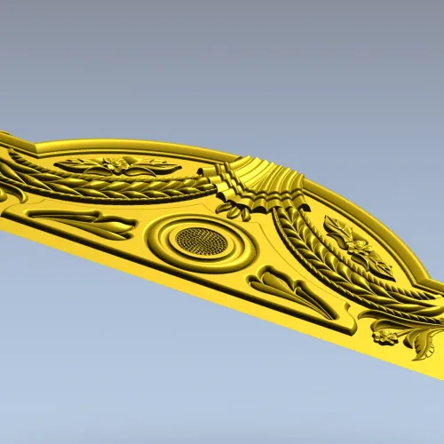 Картуш-накладка для изголовья - 3D модель STL для ЧПУ