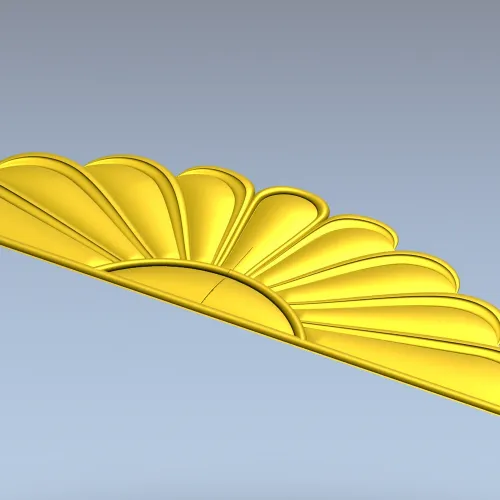 Солнечный веер - 3D модель STL для ЧПУ