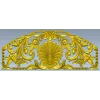Seashell Rococo Crest - STL 3D model for CNC