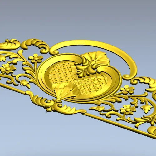 Сердечный картуш - 3D модель STL для ЧПУ