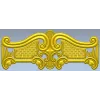 Ornate Rococo Headboard Crest - STL 3D model for CNC