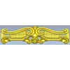 Ornate Rococo Headboard Crest - STL 3D model for CNC
