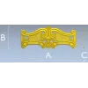 Ornate Rococo Headboard Crest - STL 3D model for CNC