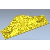 Maiden and Deer Crest - ornate STL headboard panel for CNC carving