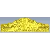 Maiden and Deer Crest - ornate STL headboard panel for CNC carving
