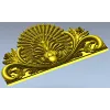 Резной картуш "Павлин" - 3D модель STL для ЧПУ