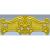 Рокайльная накладка-изголовье - stl модель для ЧПУ