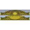 Headboard Frieze STL - Avian Cartouche & Tufted Medallion