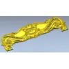 Ornate Rococo Headboard STL 3D Model for CNC