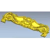 Ornate Rococo Headboard STL 3D Model for CNC