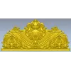Резной картуш в стиле рококо - STL для ЧПУ