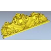 Резной картуш в стиле рококо - STL для ЧПУ