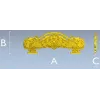Викторианская корона - 3D модель STL для ЧПУ (спинка)