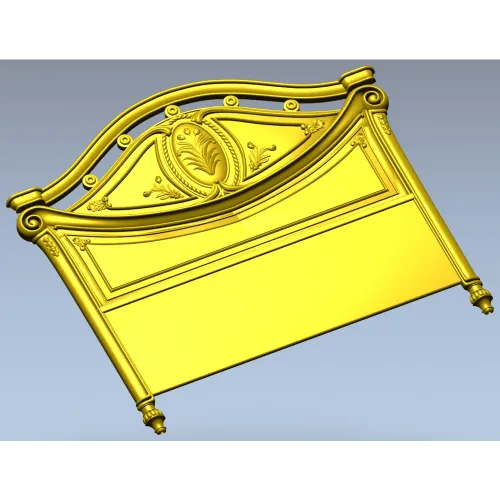 Классическая спинка кровати в стиле неоклассика - 3D модель STL для ЧПУ
