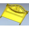 Классическая спинка кровати в стиле неоклассика - 3D модель STL для ЧПУ