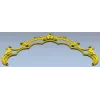 Rococo headboard crest STL for CNC