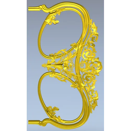 Рокайльное изголовье - 3D модель в формате STL для ЧПУ