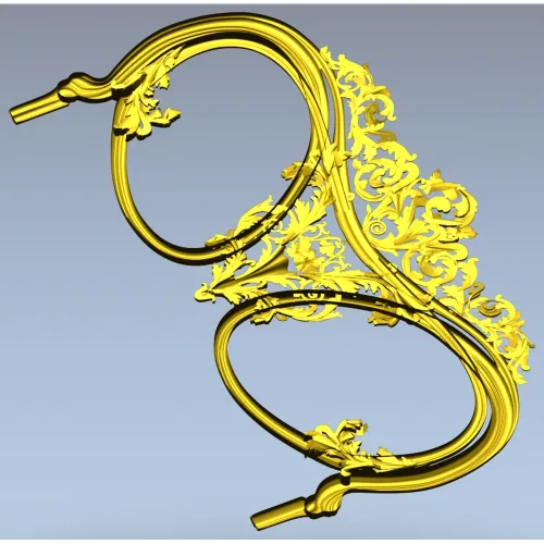 Рокайльное изголовье - 3D модель в формате STL для ЧПУ