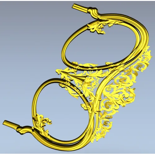 Рокайльное изголовье - 3D модель в формате STL для ЧПУ
