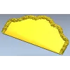 Floral Crest Headboard - STL 3D model for CNC milling