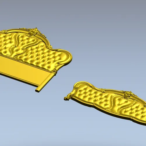 Барочное изголовье - 3D модель STL для ЧПУ