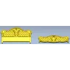 Барочное изголовье - 3D модель STL для ЧПУ