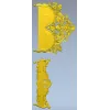 Рокайльное изголовье для ЧПУ - STL модель для резьбы