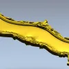 Aurelia Rococo Headboard STL