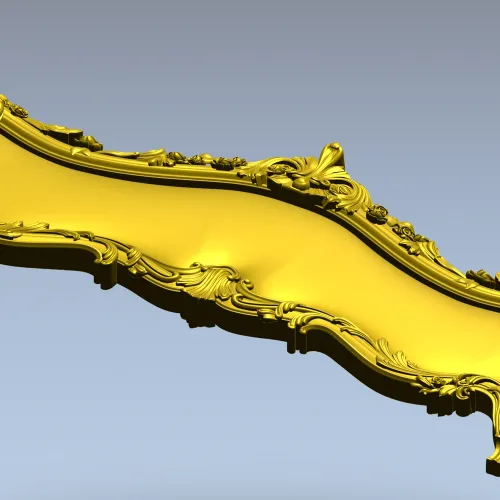 Aurelia Rococo Headboard STL