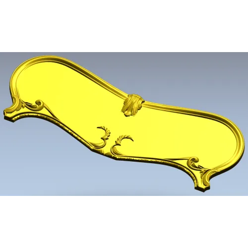 Рельефная 3D модель для изголовья в классическом стиле - STL