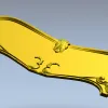 Рельефная 3D модель для изголовья в классическом стиле - STL