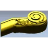 Рококо-завиток - 3D модель ножки в формате STL для ЧПУ