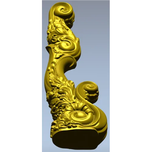 3D модель мебельной ножки "Элегия" в формате STL для ЧПУ