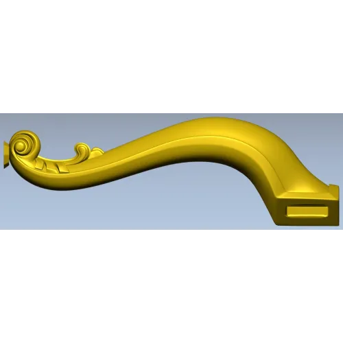 Кабриольная мебельная ножка - 3D модель STL для ЧПУ