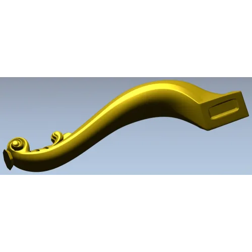 Кабриольная мебельная ножка - 3D модель STL для ЧПУ