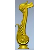 Acanthus Scroll Furniture Leg - STL 3D model for CNC