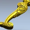 Мебельная ножка в классическом стиле - stl модель для ЧПУ