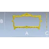 Спинка дивана в стиле рококо - 3D модель STL для ЧПУ