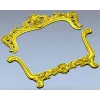 Спинка кресла в стиле рококо - 3D модель STL для ЧПУ