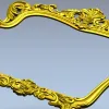 Спинка кресла в стиле рококо - 3D модель STL для ЧПУ