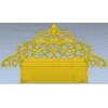 Regal Filigree Headboard Crest - STL 3D model for CNC