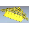Regal Filigree Headboard Crest - STL 3D model for CNC