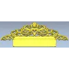 Regal Filigree Headboard Crest - STL 3D model for CNC