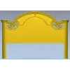 Baroque Arched Headboard STL model for CNC routing